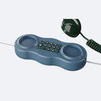 Téléphone Combiné bleu 