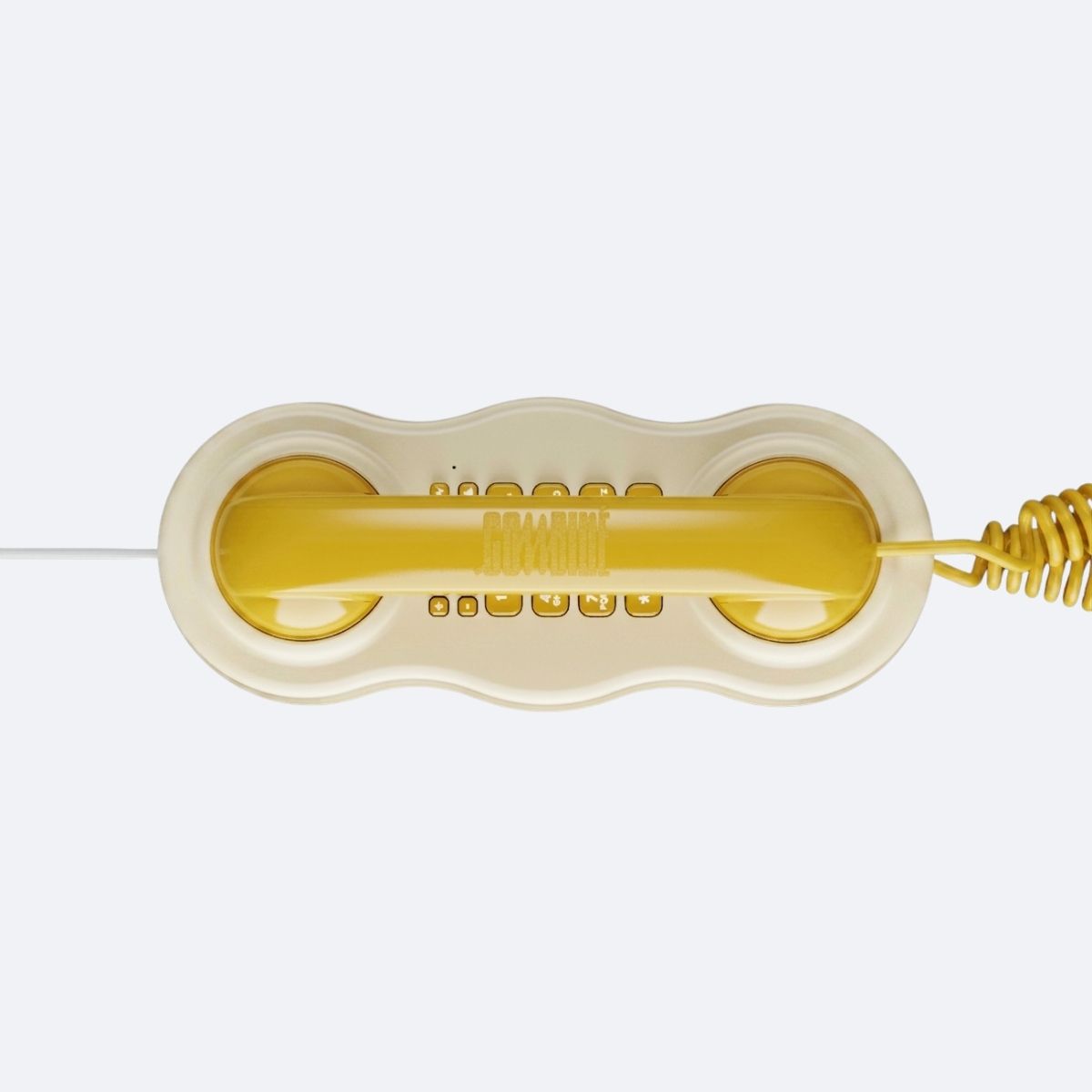 Téléphone Combiné jaune