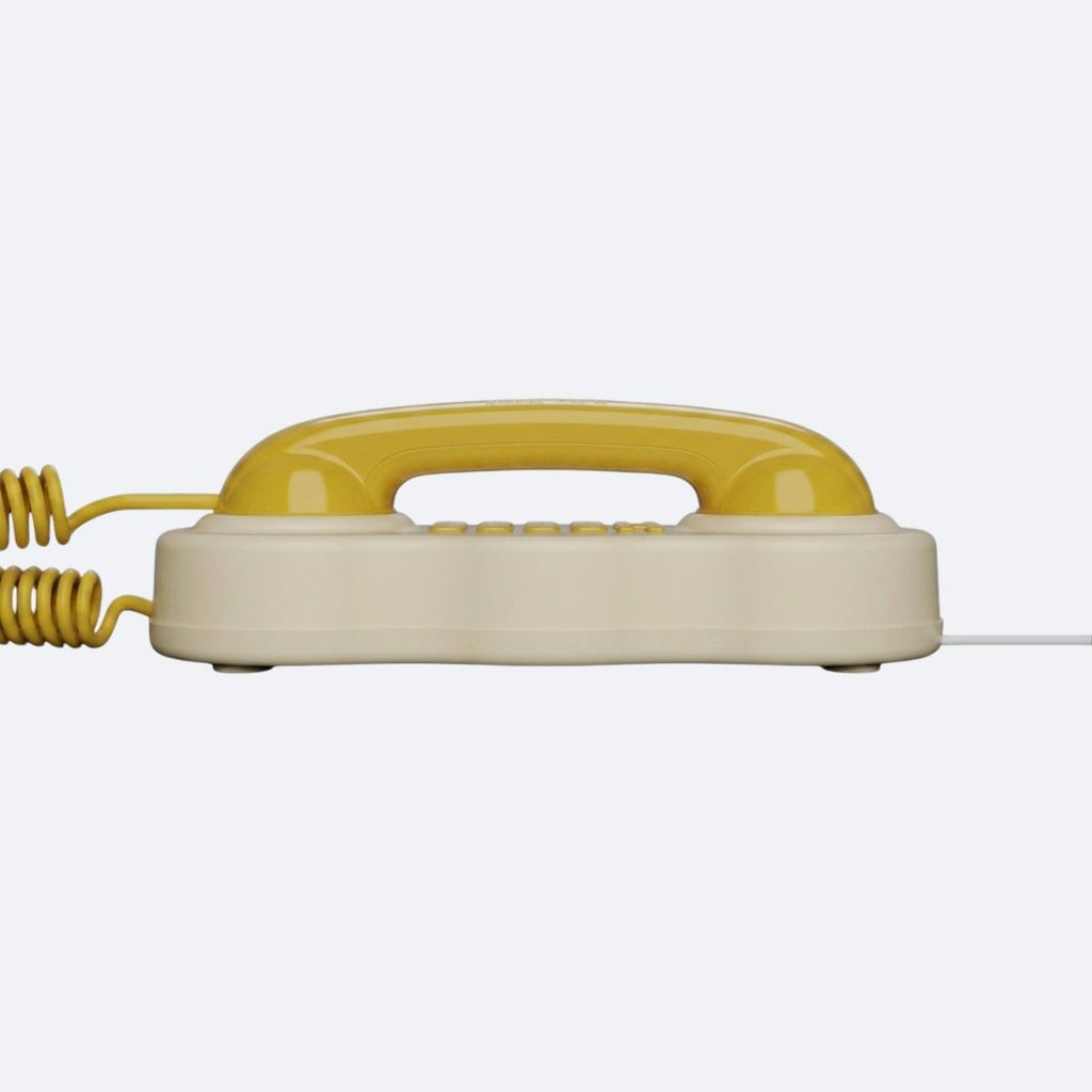 Téléphone Combiné jaune
